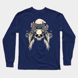 eagle skull Long Sleeve T-Shirt